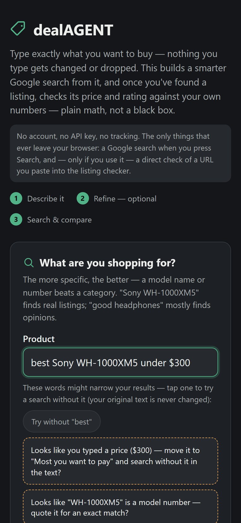 Smart Shopping Search 5